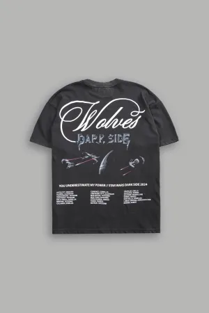 (1 OF 500) Death Star "Premium" Oversized Tee in Wolf Gray