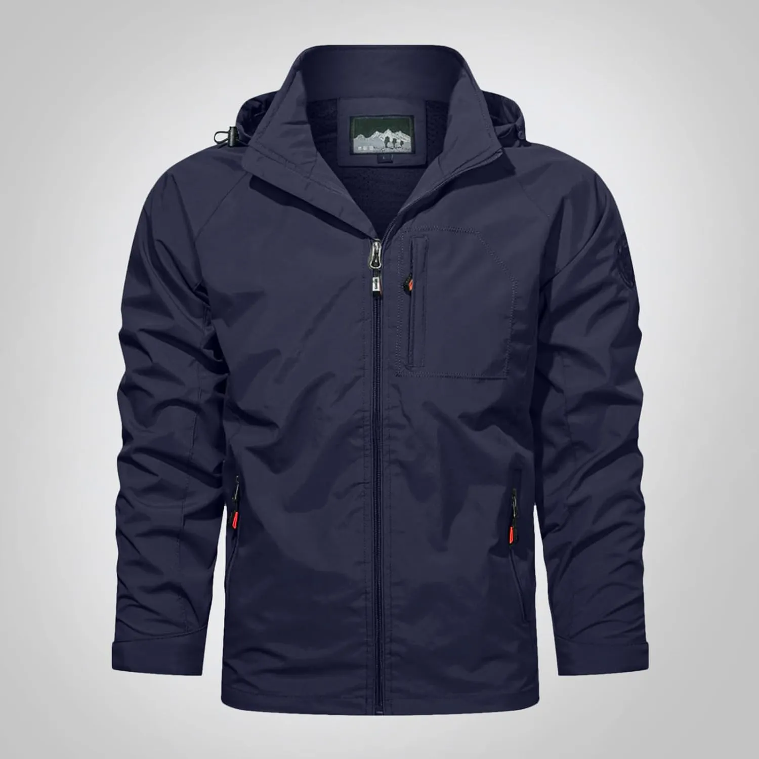 Baseball Clothes Rain Jacket for Men Lightweight Sport Jackets Mountain Hooded Coat Fall Hiking Fishing Coats