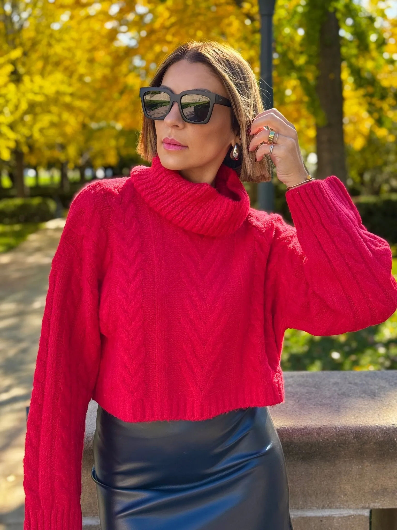 Carissa Sweater (Red)