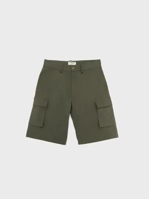 GABARDINE CARGO SHORTS