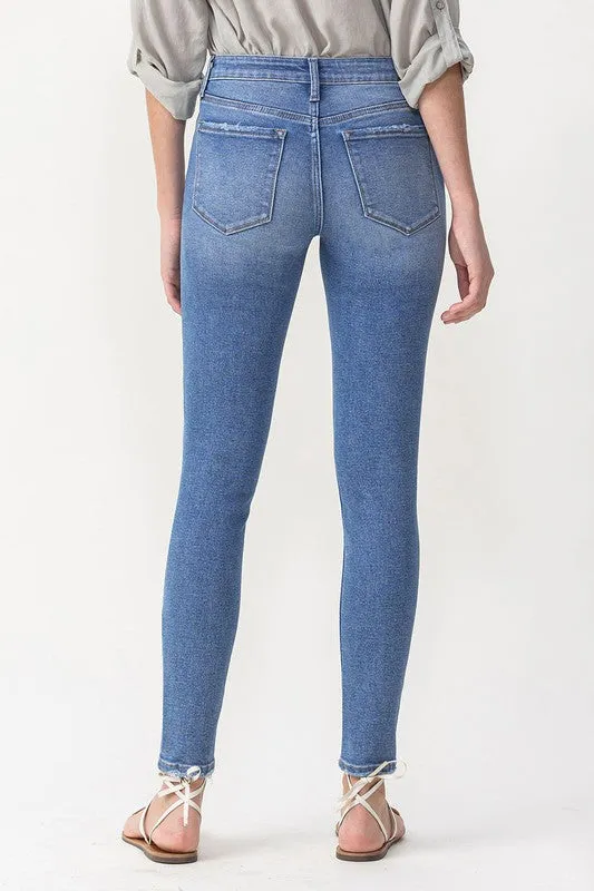 Mid Rise Ankle Skinny Jeans