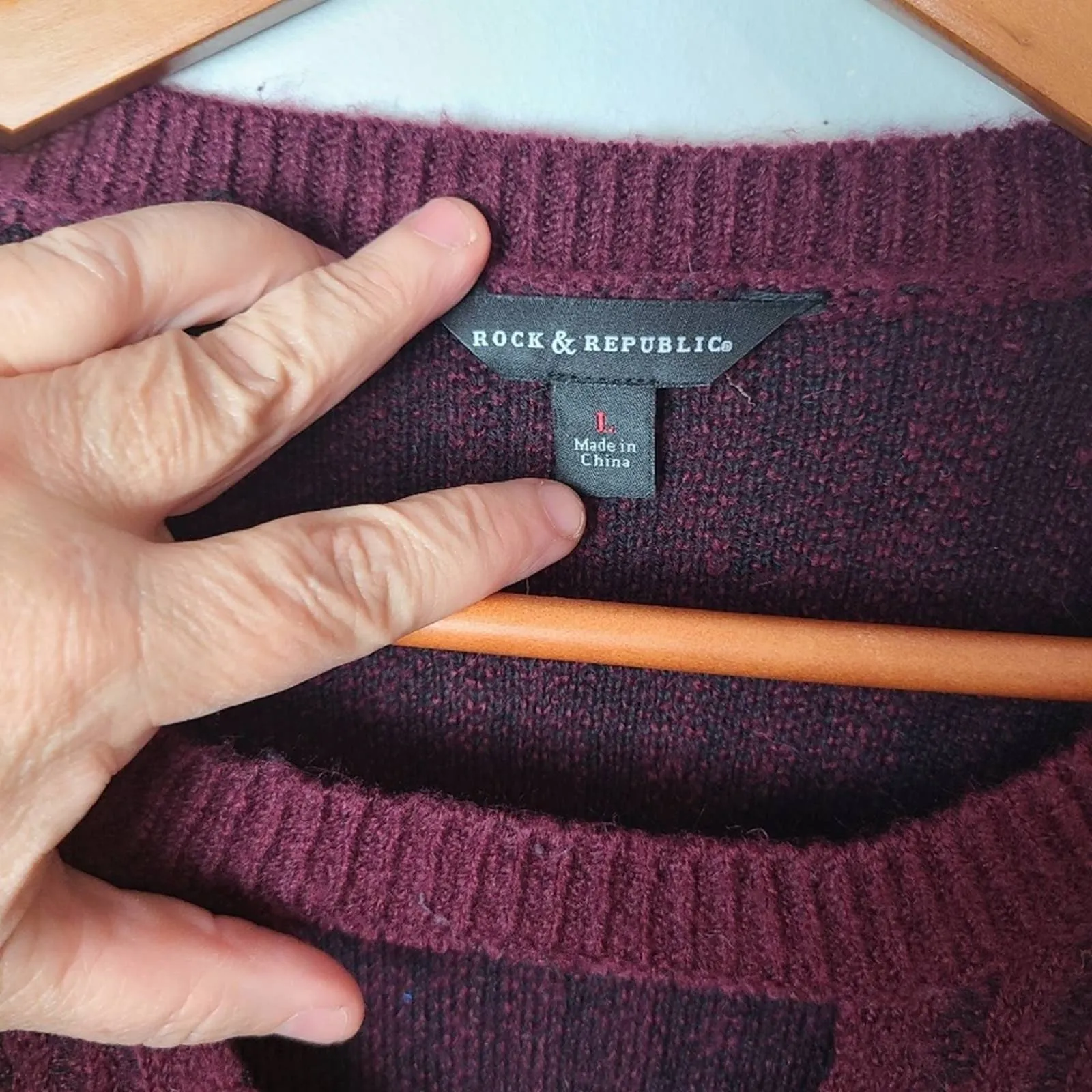Rock & Republic V Neck Sweater