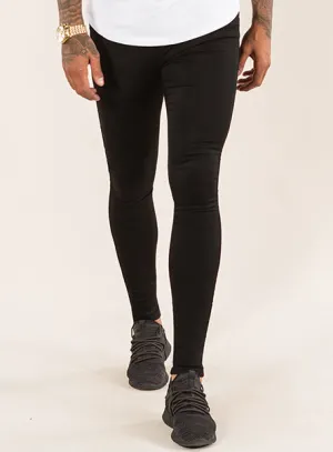 Super Spray On Skinny Jeans - Black